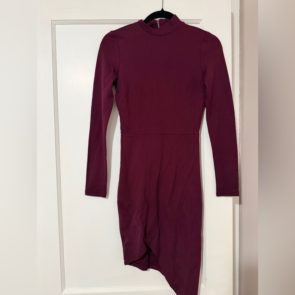 Dynamite Rich Burgundy Dress